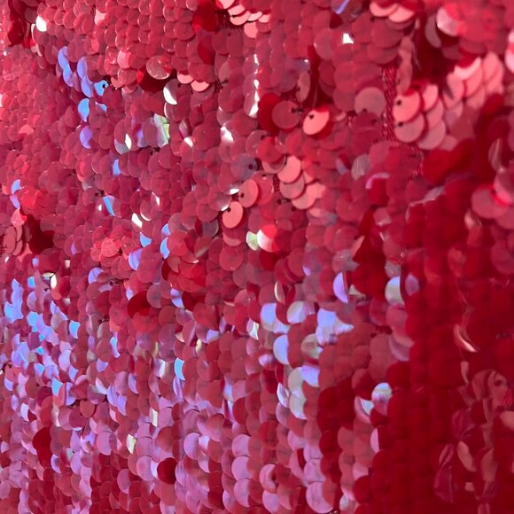 STAUD Vedette red Sequined Skirt size 8 - Picture 7 of 13